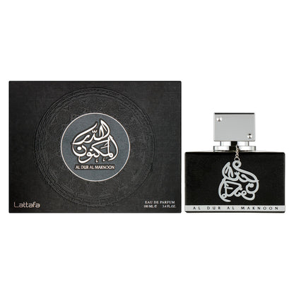 Lattafa Al Dur Al Maknoon Silver Eau de Parfum Masculino 100ml
