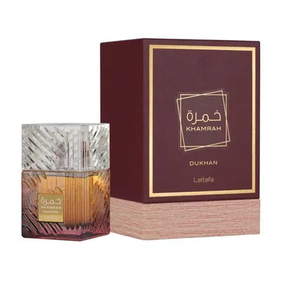 Lattafa Khamrah Dukhan - Eau de Parfum - Masculino - 100ML